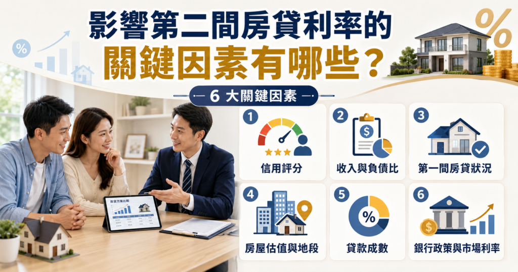 第二間房貸利率完整攻略｜有房卻沒現金？二胎房貸利率、額度與申請條件一次看